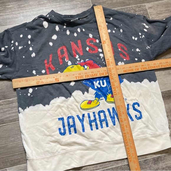 Gameday Couture Kansas Jayhawks Sweatshirt Vintage Wash NWOT M - Picture 5 of 5